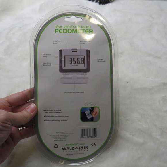 Sportline Walk Run Collection Step Distance & Calorie Pedometer - Picture 3 of 6